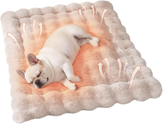 Comfortable Self-Warming Cat Bed Plush Faux Fur Pet Bed Mat Next-Generation