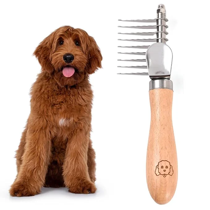 Dependable We Love Doodles Dog Dematting Brush Rake Detangler Brush Expertly Made