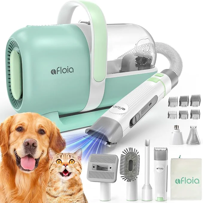 Flexible Afloia 6-in-1 Dog Grooming Kit Pet Grooming Vacuum Consistent