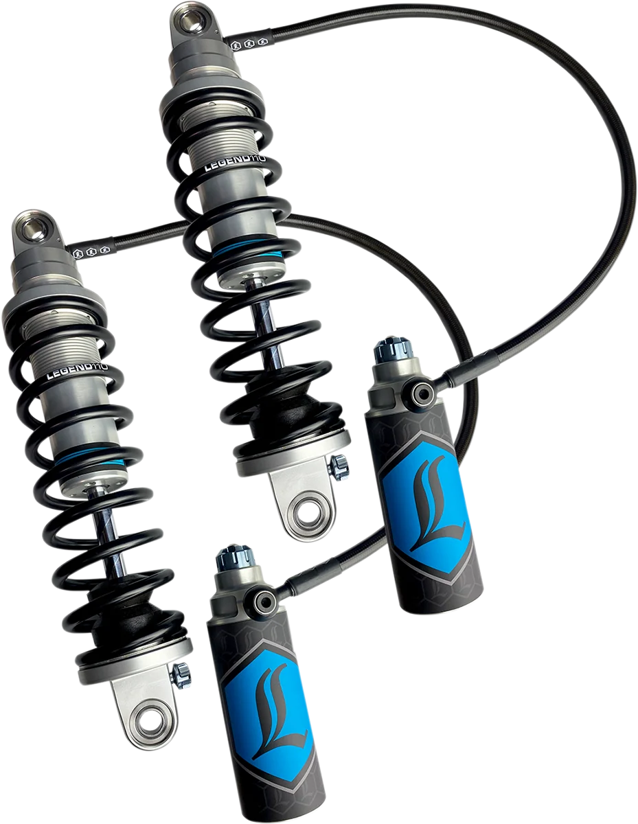 Original Design LEGEND SUSPENSION REVO ARC Remote Reservoir Shocks - Standard - Clear - 14 1310-1932 Detailed