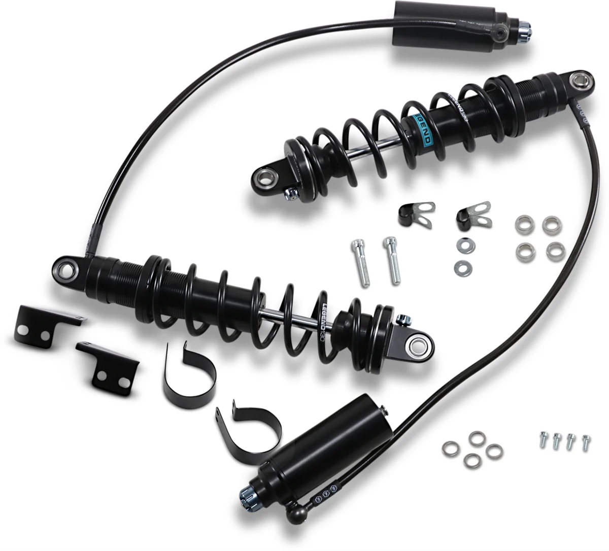 Carefully Designed LEGEND SUSPENSION REVO ARC Remote Reservoir Shocks - Heavy Duty - Black - 14 1310-1889 Innovative