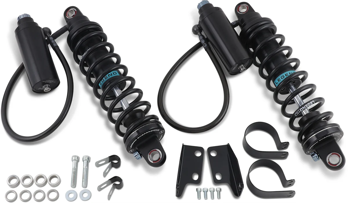 Breathable LEGEND SUSPENSION REVO ARC Remote Reservoir Shocks - Standard - Black - 13 1310-1886 First-Class