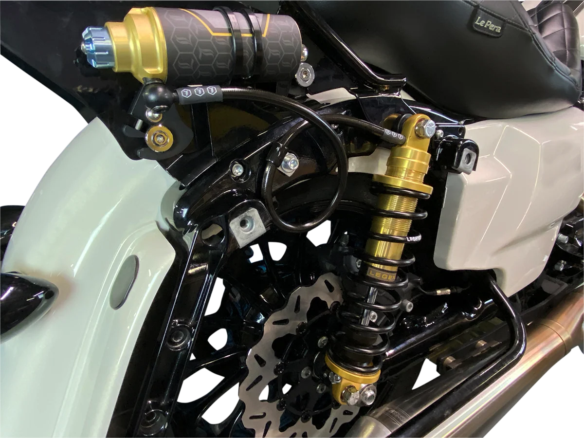 Unique LEGEND SUSPENSION REVO ARC Remote Reservoir Shocks - Standard - Gold - 13 1310-1910 Refined