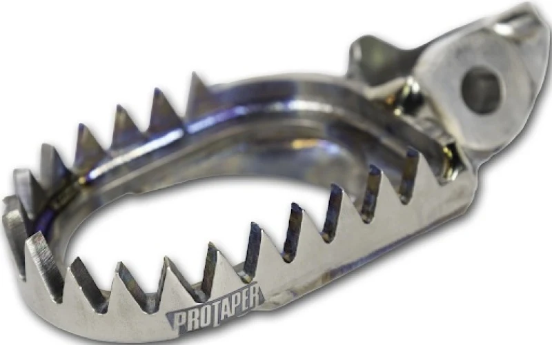 Stylish Pro Taper 99-22 Yamaha Titanium Footpegs Relaxed