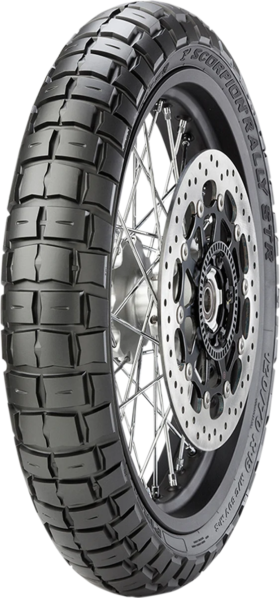 Optimized PIRELLI Tire - Scorpion™ Rally STR - Front - 100 90-19 - 57V 2865300 Superior