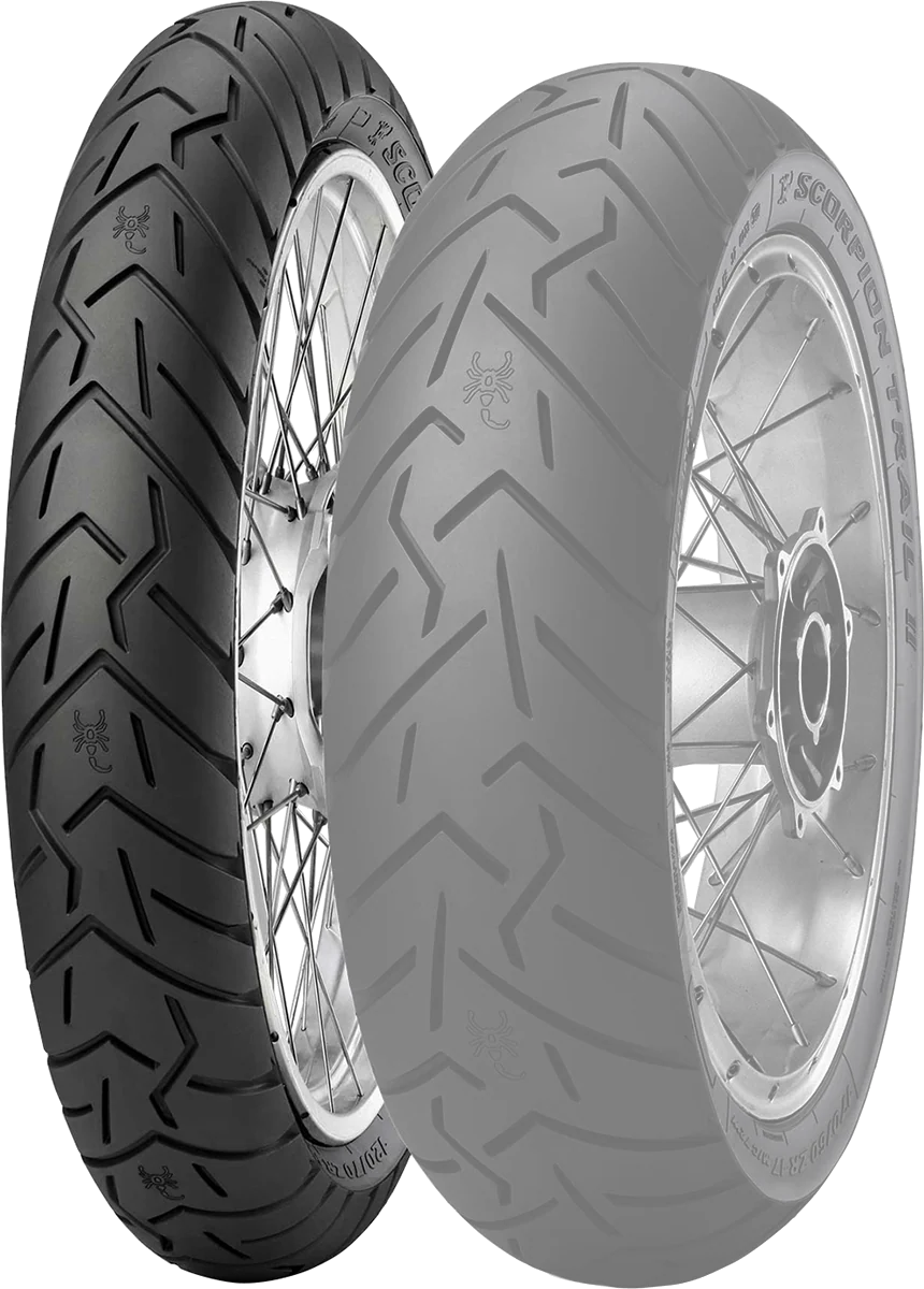 Functional PIRELLI Tire - Scorpion™ Trail II - Front - 120 70ZR17 - 58W 2526300 Elegant