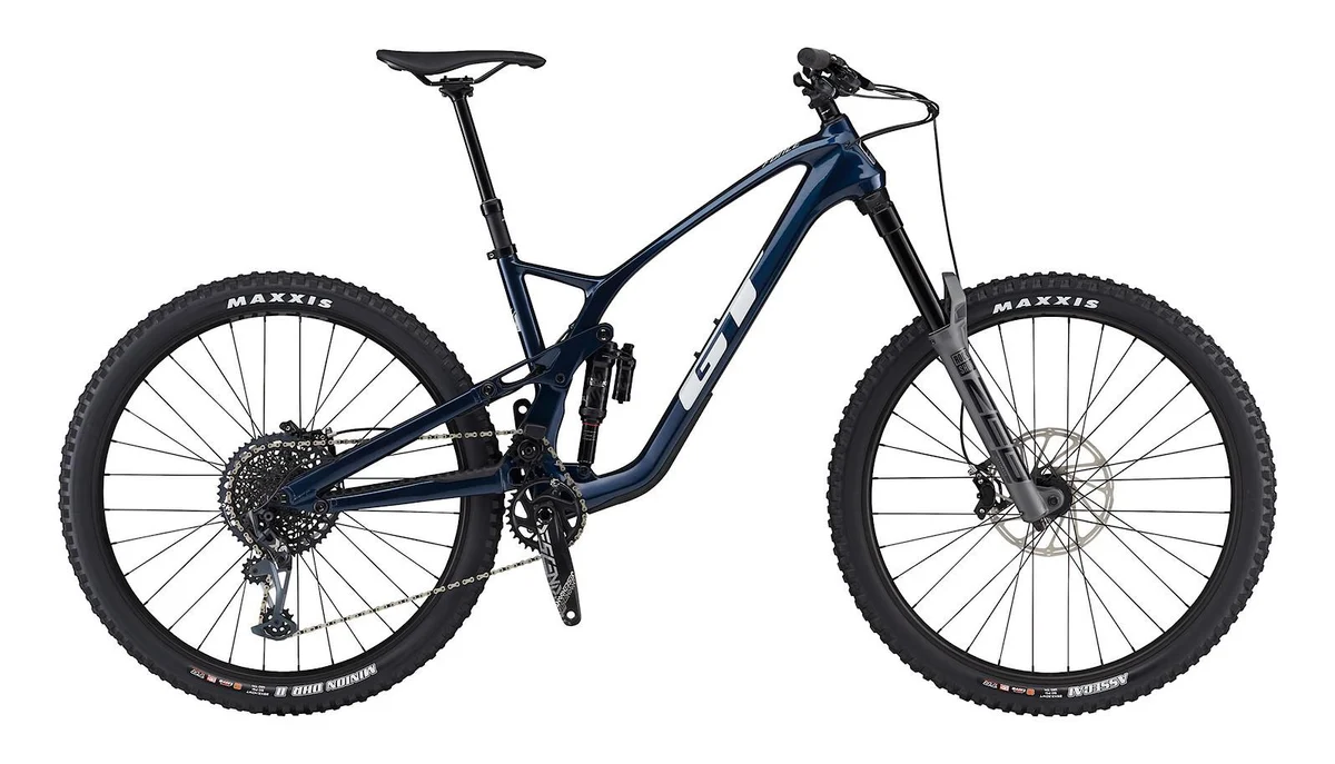 High-Quality GT Force Carbon Pro LE Blue L Full Suspension Mountain Bike Exclusive