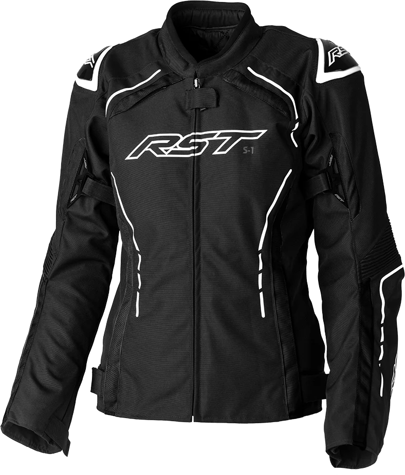 Versatile RST Ladies S1 Ce Jacket Black White Textile Xl High-Performance