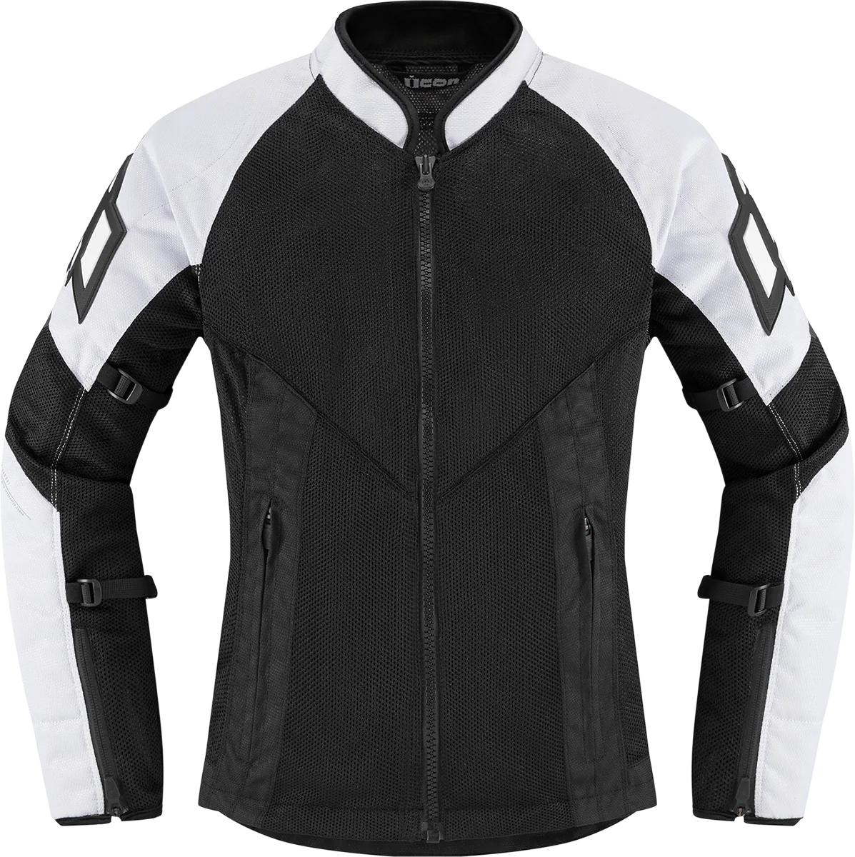 Casual ICON Women's Mesh AF Jacket - White Black - XS 2822-1490 Outstanding