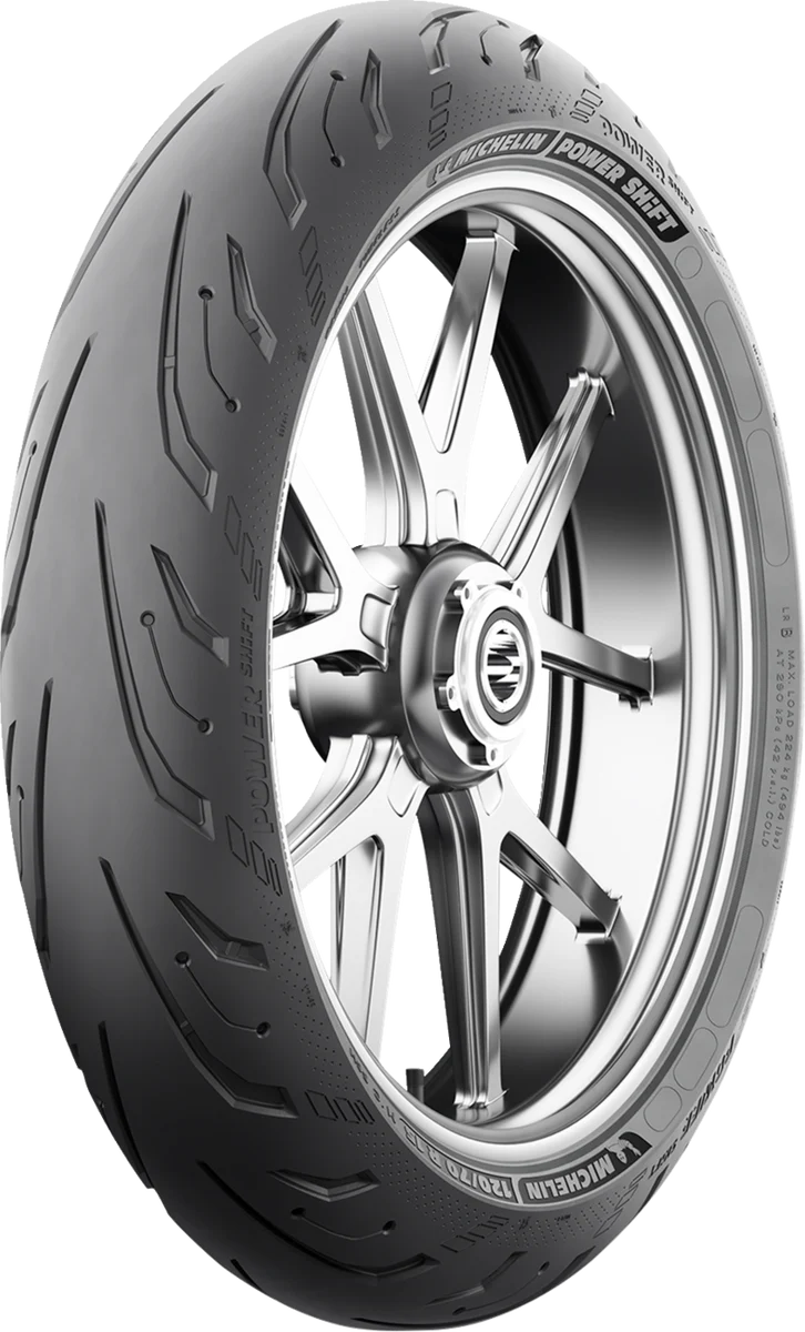 Certified MICHELIN Tire - Power Shift - Front - 120 70R15 - 56H 54607 Top-Quality