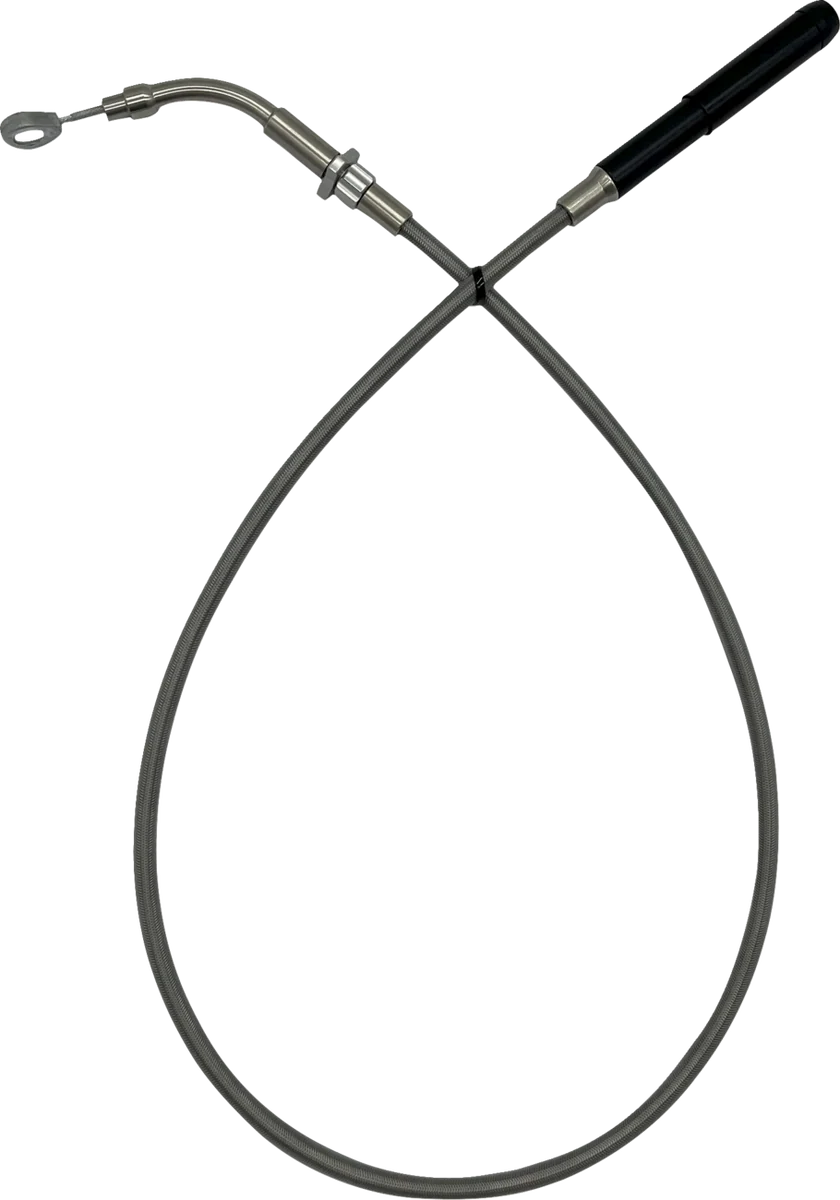 Exclusive FAT BAGGERS INC. EZ Install Upper Clutch Cable - FLTR FLHX '21-'23 - 4 - Braided 118004 Casual