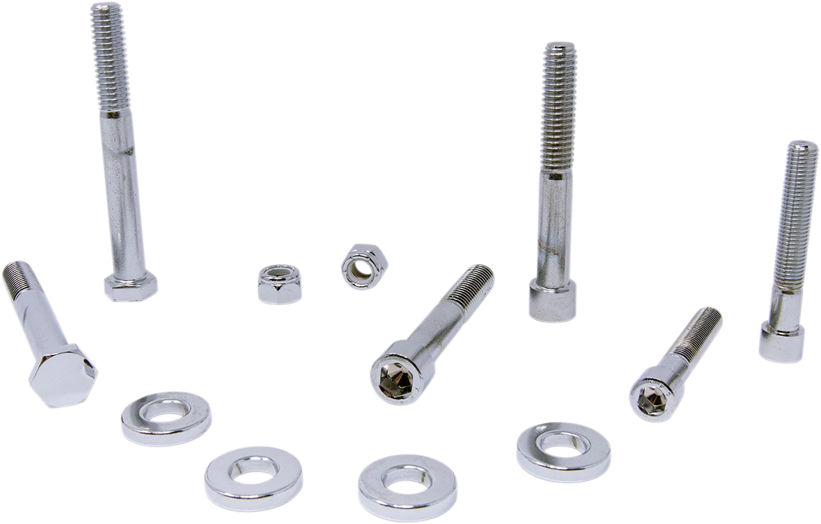High-Performance DRAG SPECIALTIES Bolt Set - Motor Mount - Smooth - Dyna Softail MK267S Specialty