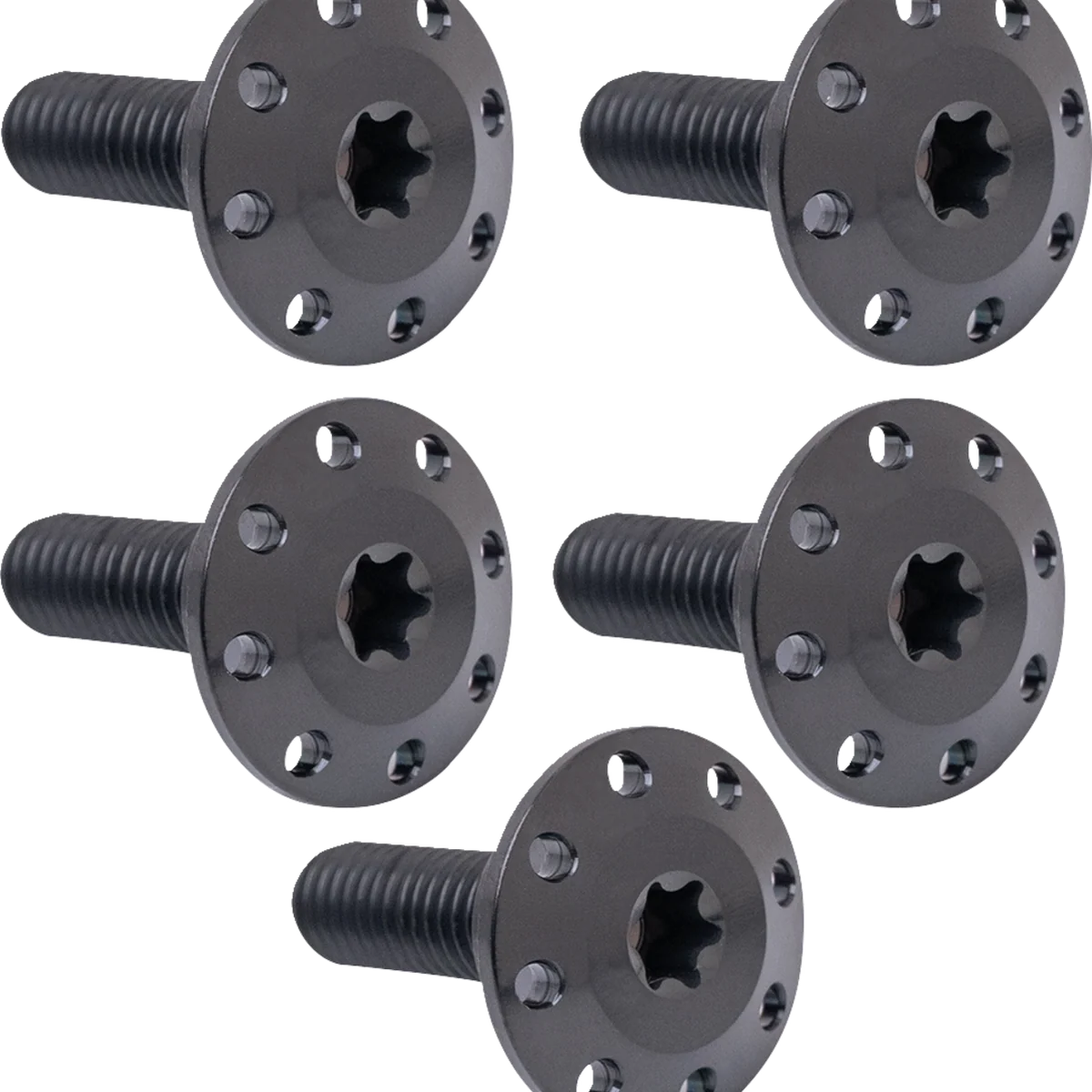 High-Quality ARLEN NESS Bolt Kit - Holeshot Front Floating Brake Rotor - Spoke Mount - Black - 5 Pack 300-907 Organic