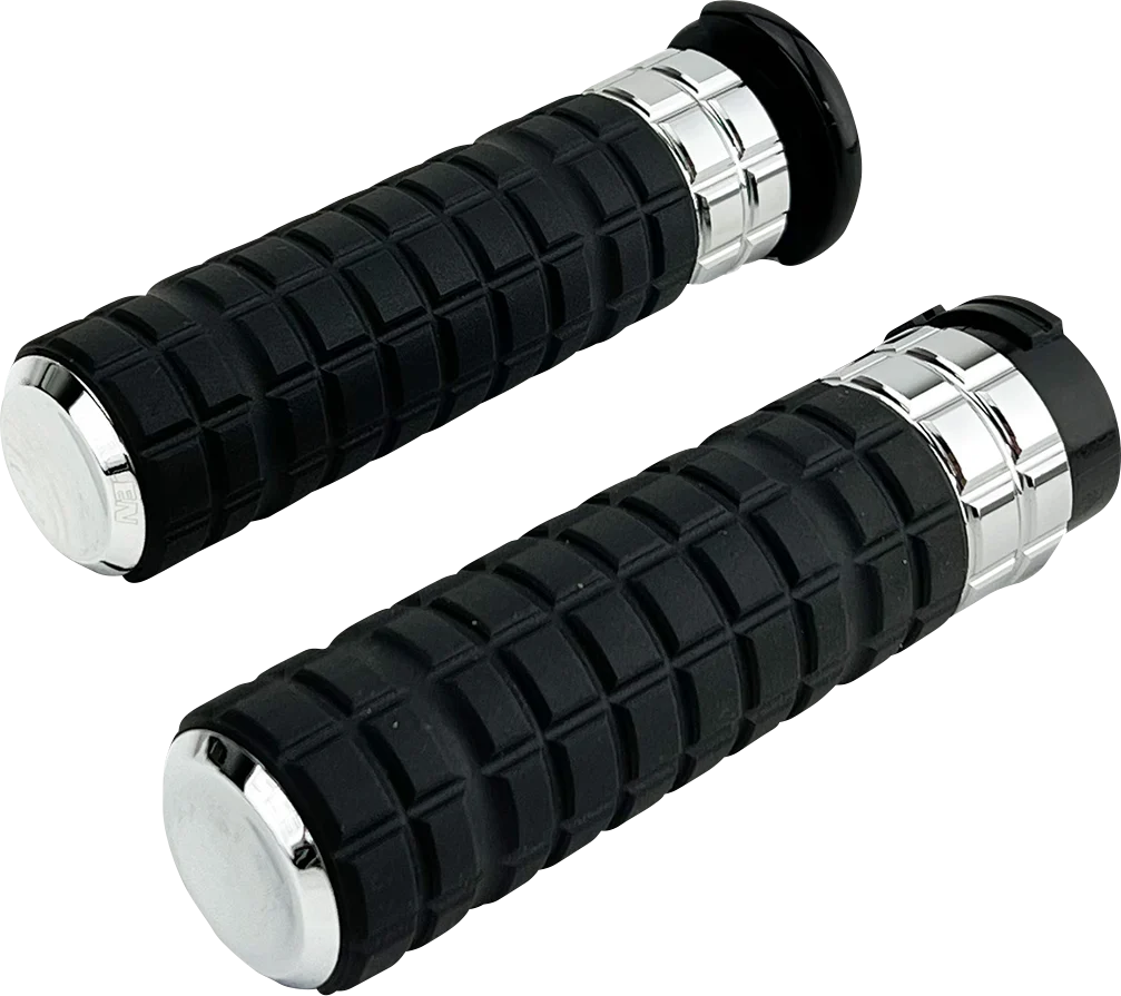 Superior ARLEN NESS SpeedLiner Grips - Cable - Chrome 500-001 Verified