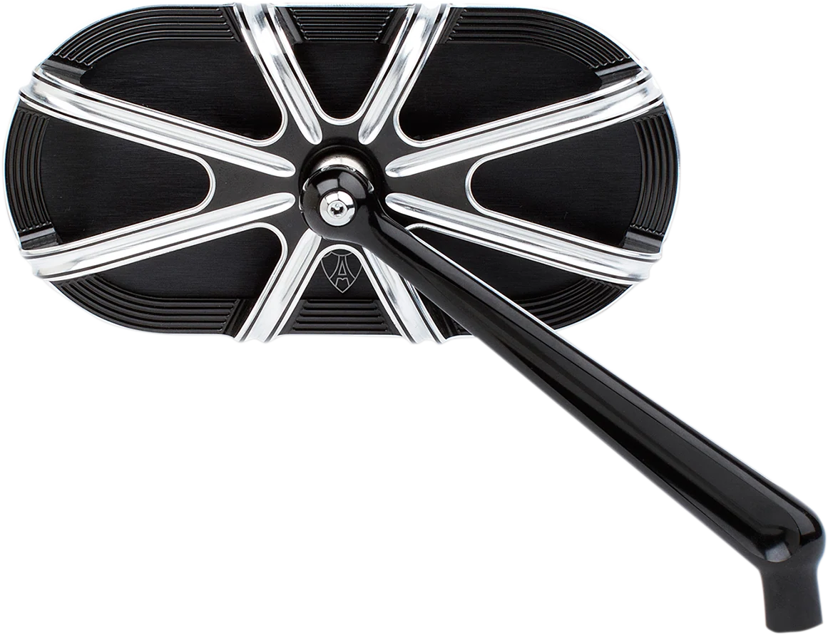 Professional ARLEN NESS Mirror - Side View - Caged Series 10 Gauge - Black - Right 13-162 Reusable
