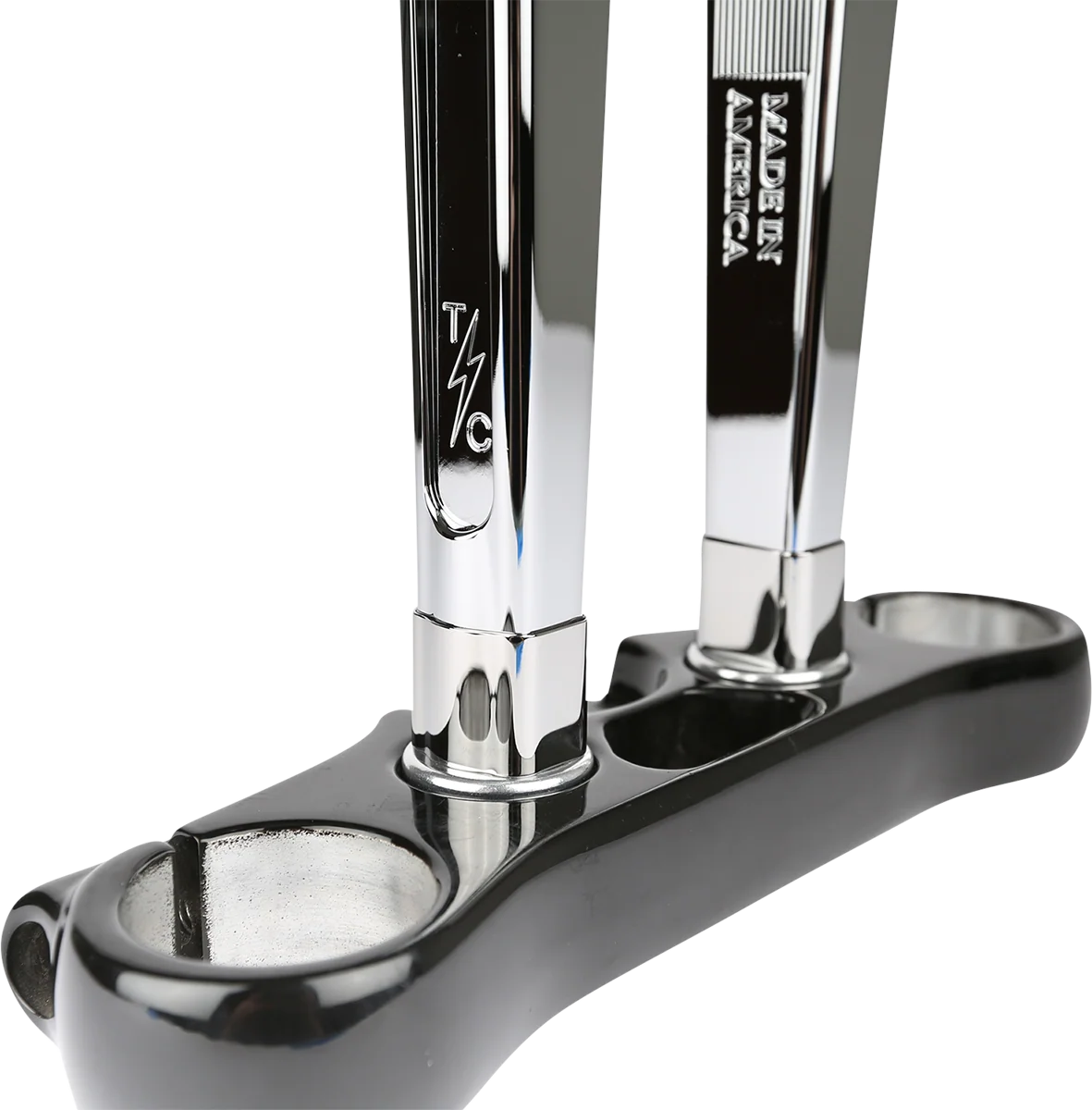 Excellent THRASHIN SUPPLY CO. Spacers - Riser - 1 - Chrome TSC-9801-3 Lightweight