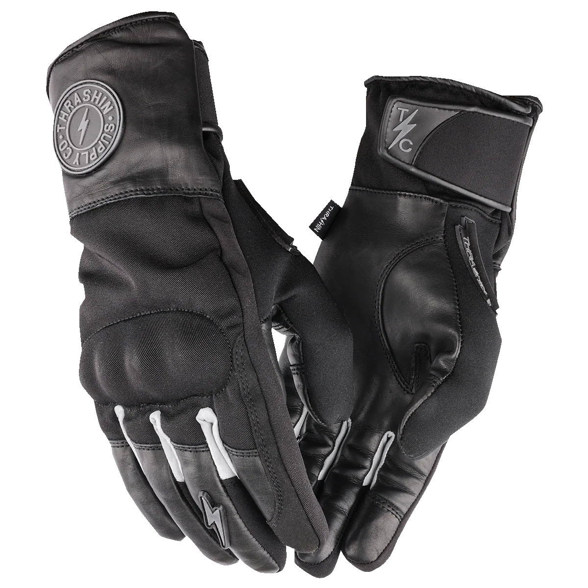 Elegant THRASHIN SUPPLY CO. Mission Waterproof Gloves - Black - Large TWG--00-10 Official