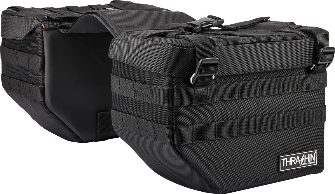 Selected THRASHIN SUPPLY CO. Expedition Saddlebags - Black TSB-0008 Trendy