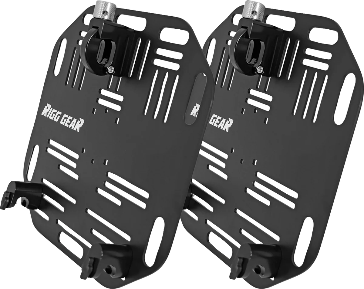 Prestigious NELSON RIGG Flatbar Saddlebag Plates - RiggGear - Quick Release RG-QRP-FB Consistent