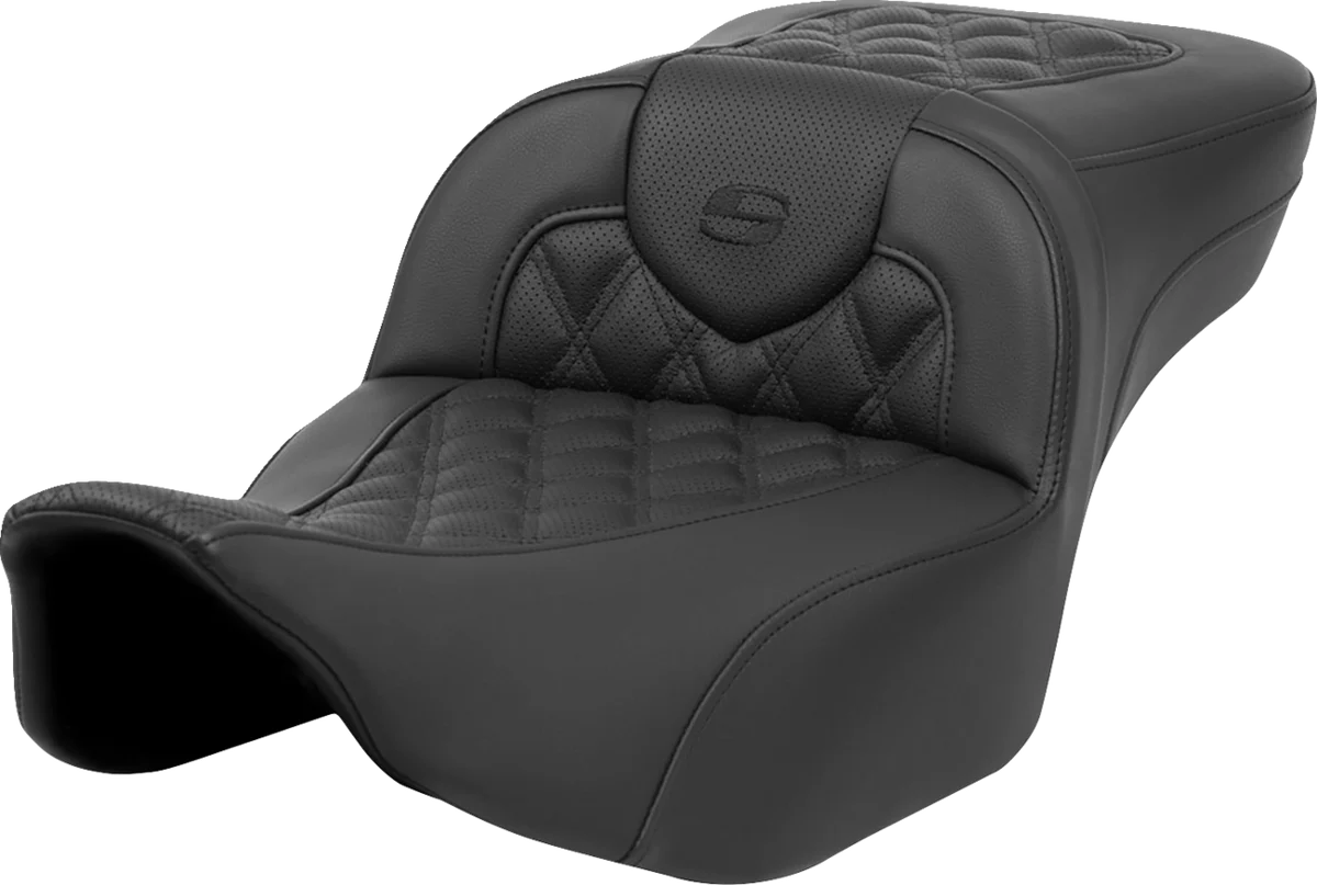Professional SADDLEMEN Roadsofa Extended Reach Seat - Lattice Stitch - without Backrest - FL '23-'24 823-07-184 Responsible