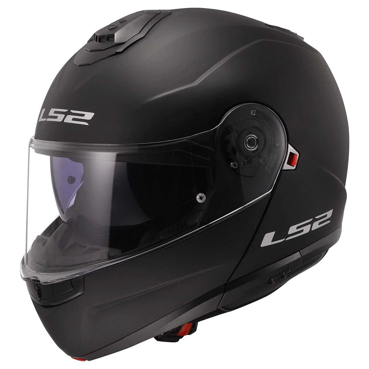 Smart LS2 Strobe II Modular Helmet – Matte Black Proven