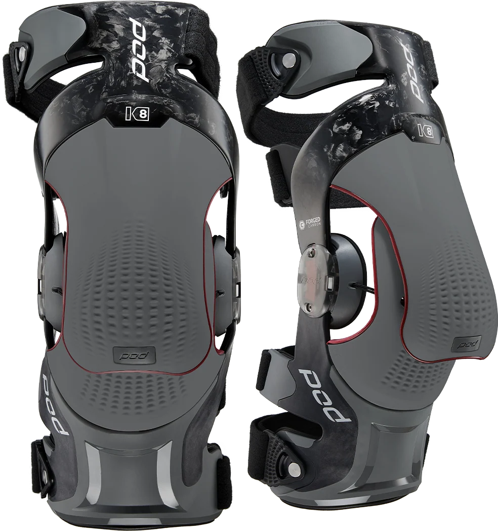 Pure K8 3.0 Knee Brace Carbon Pr Carbon Graphite Lg Secure