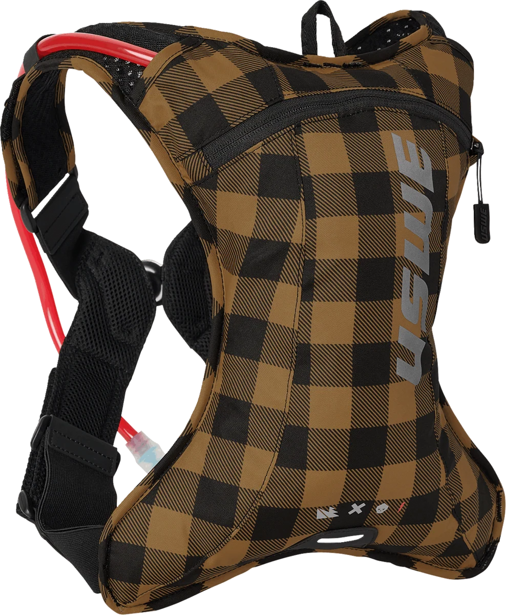 Premium Material USWE Outlander Hydration Pack - 2L - Flannel Bronze Black 202076049 Easy-to-Use