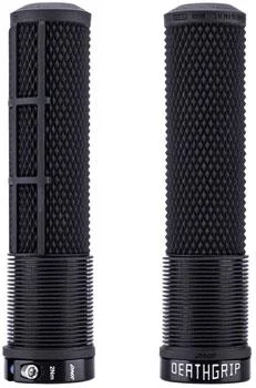 Eco-Friendly DMR DeathGrip 2 Flangeless Grips - Thick Lock-On Black Easy-to-Use