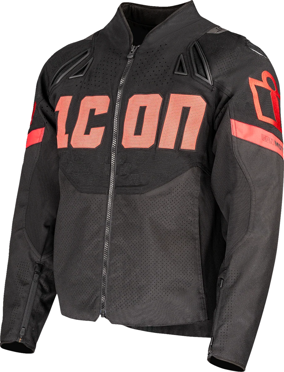 Comfortable ICON Contra3 Hero Jacket - Black - 3XL 2820-7055 Detailed