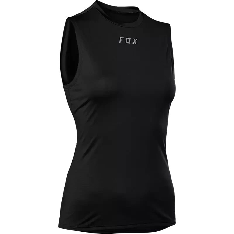 Stylish Fox Racing - Womens Tecbase Base Layer Sleeveless Shirt - Black - S Dependable