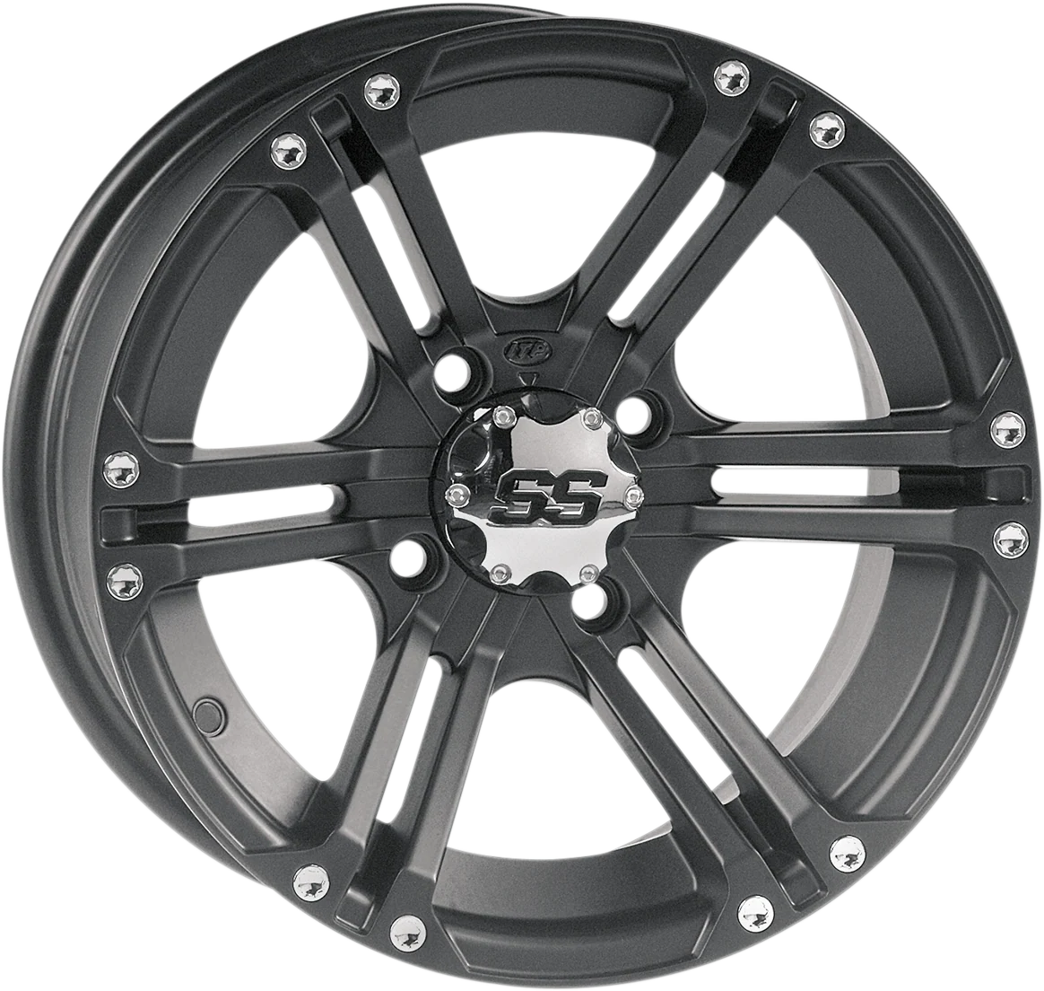 Certified ITP Wheel - SS212 - Front - Black - 14x6 - 4 156 - 4 2 1428375536B Verified