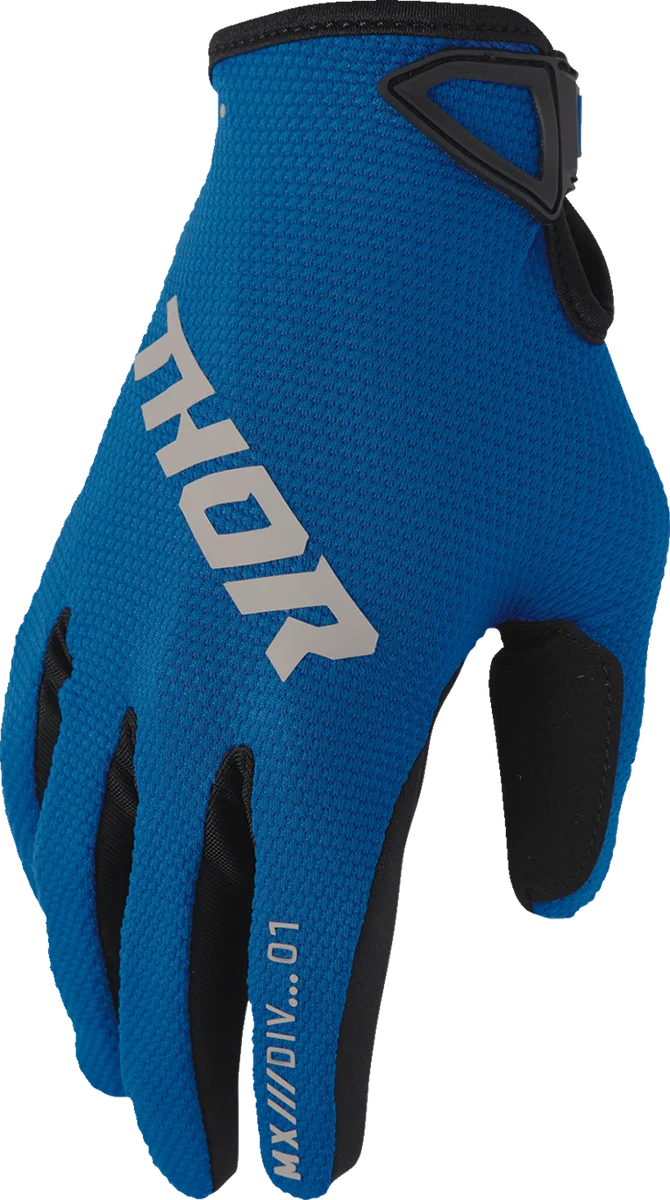 Next-Generation THOR Youth Ridemode Static Gloves - Blue - Small 3332-1931 Sophisticated