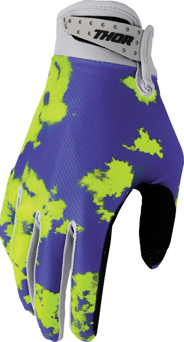 Fine THOR Youth Launchmode Bleach Gloves - Gray Acid - Small 3332-1909 Breathable