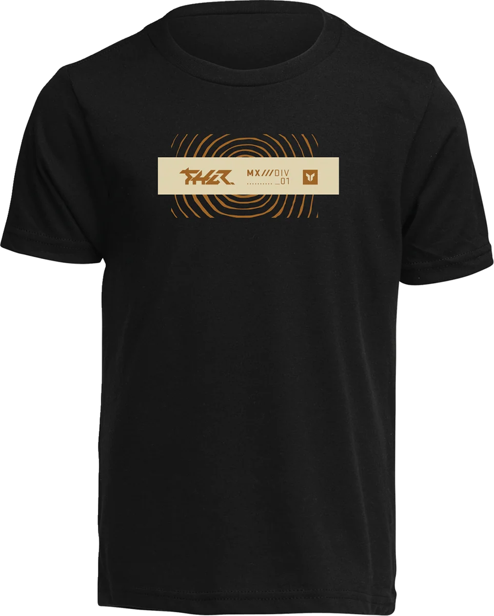 Official THOR Youth Mind Control T-Shirt - Black - Small 3032-3902 Long-Lasting