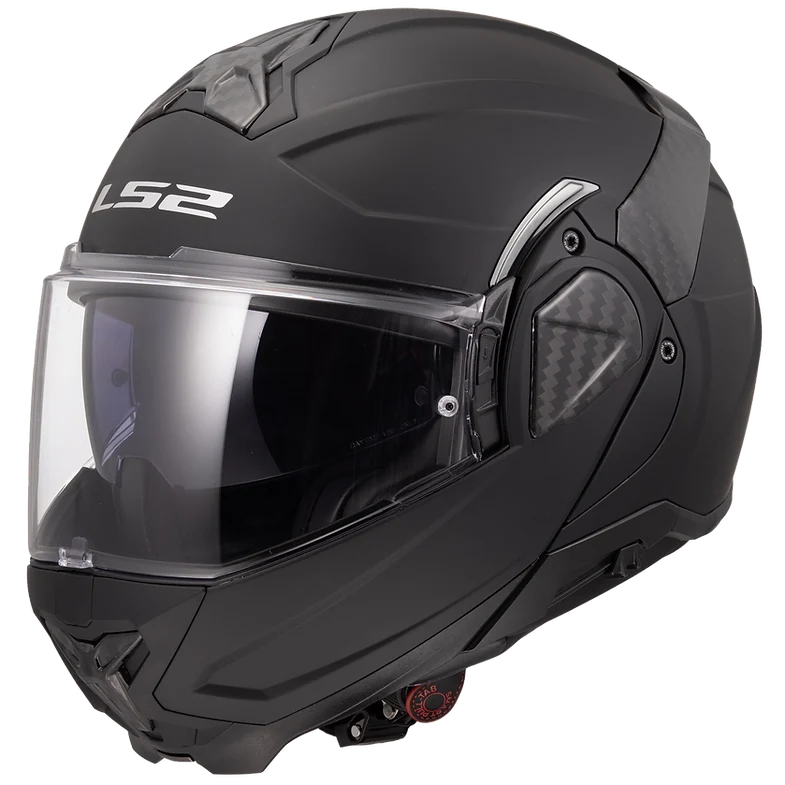 Versatile LS2 Advant II Modular Street Helmet – Matte Black Refined