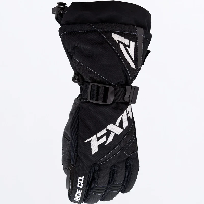 Recyclable FXR Racing - Youth Helix Race Glove - Black Exclusive