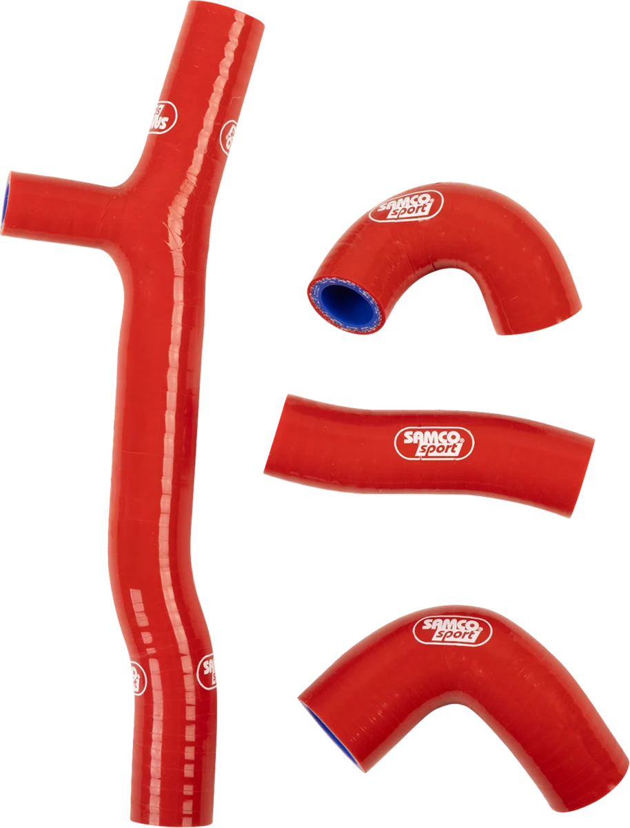 Solid MOOSE OFFROAD OEM Fit Radiator Hose Kit - Red - Gas Gas Husqvarna KTM KTM-113-RD Versatile