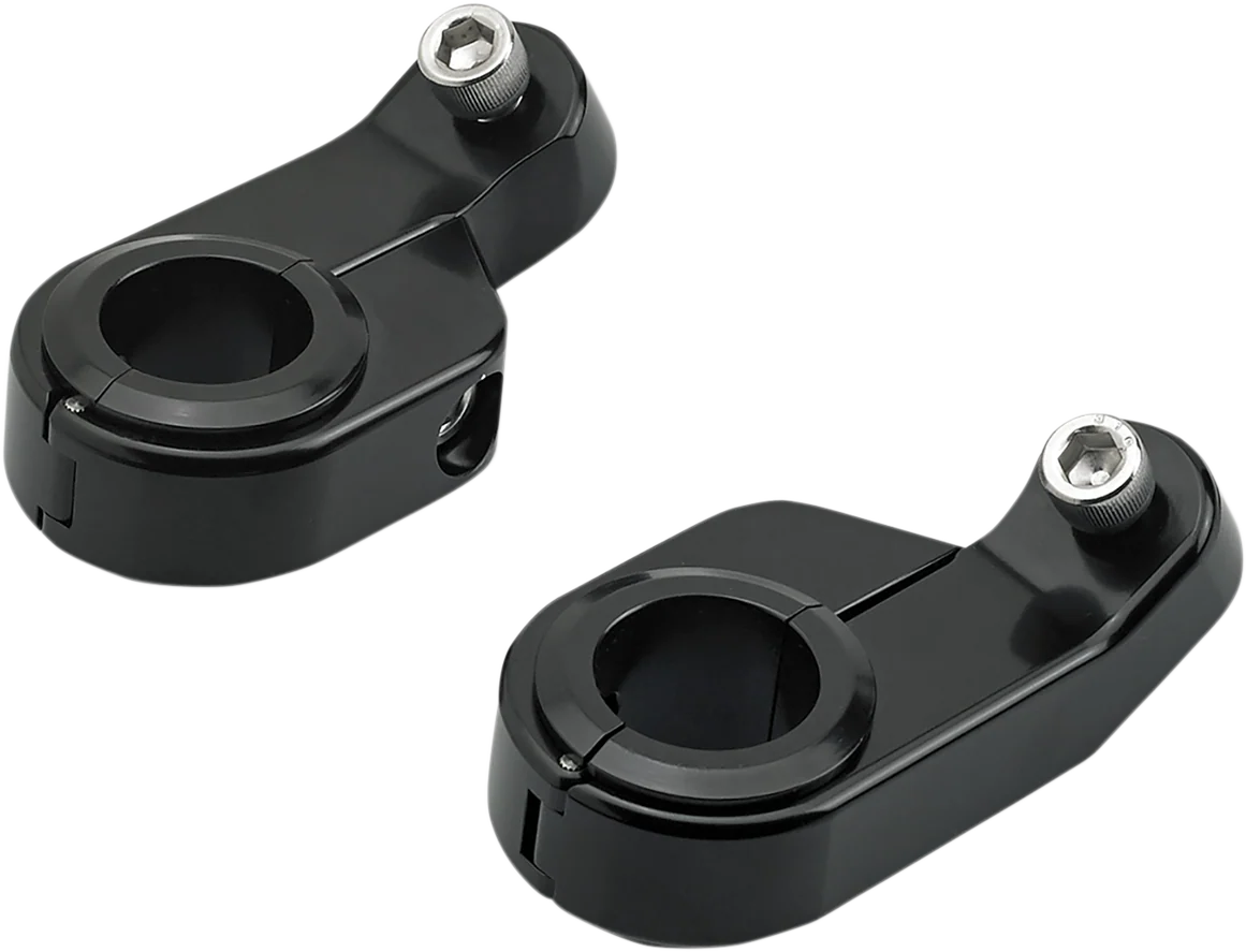 Healthy BILTWELL O S Speed Clamps - Black Electroplated - Angled 6903-201 Selected