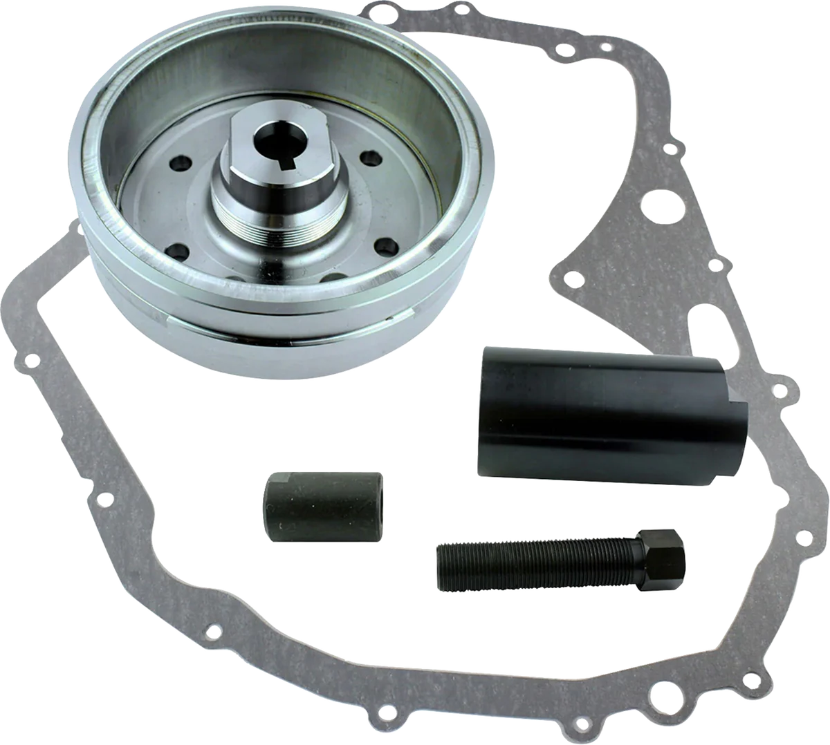 Easy-to-Use RM STATOR Magneto Flywheel Rotor Kit - Puller and Gasket - Manual Transmission - Arctic Cat Suzuki RM22434 Contemporary
