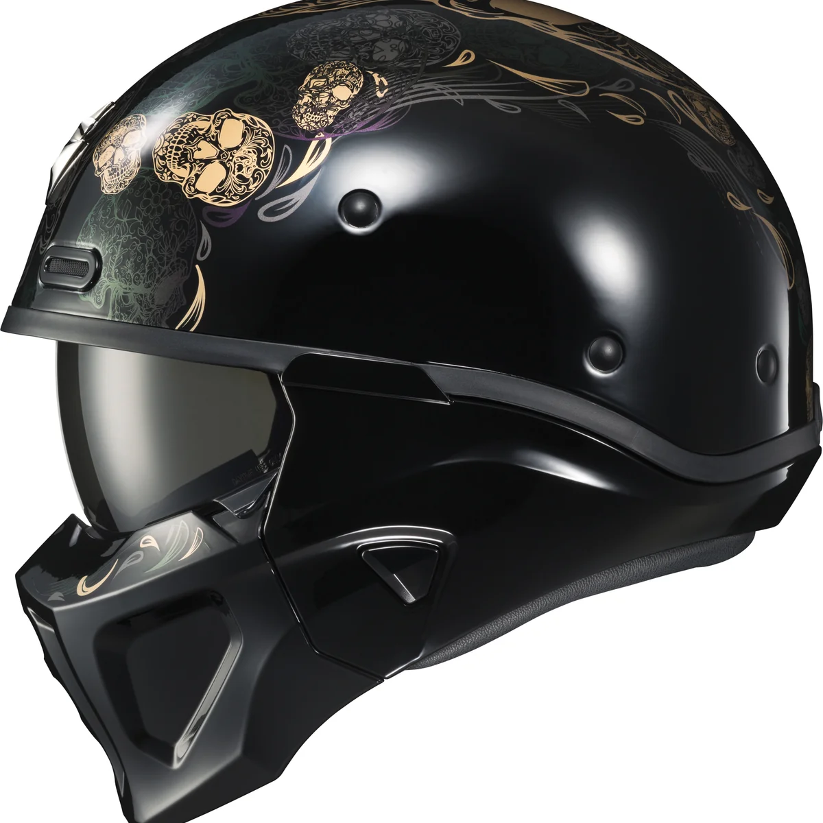 World-Class Scorpion Covert X Open Face Helmet Kalavera Lg High-Grade