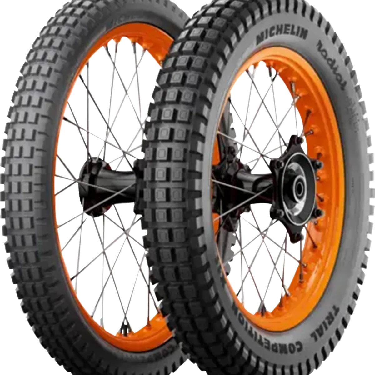 High-End MICHELIN Tire - Trial Competition - Rear - 4.00-18 - 64M 14930 Consistent