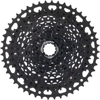 Trendy microSHIFT ADVENT X Cassette - 10 Speed 11-48t Black Alloy Spider Modern