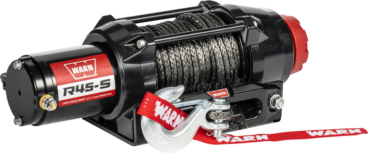 Enhanced WARN R45-S Winch - Synthetic Rope - 50' 110040 Fast