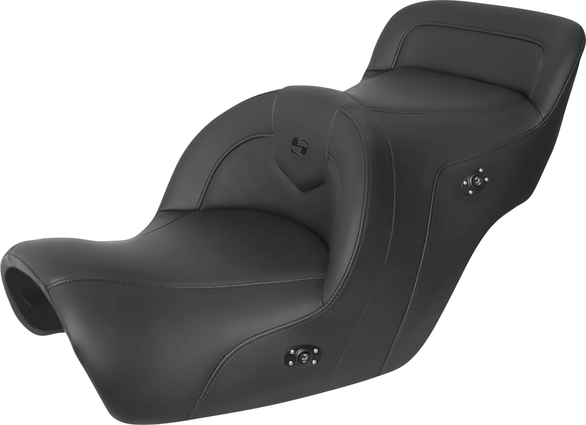Quality SADDLEMEN Heated Roadsofa™ Seat - Without Backrest - Black H88-07-187HCT Smooth