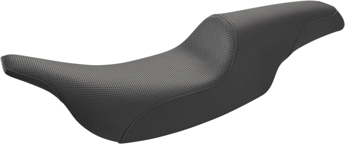 Lightweight SADDLEMEN Profiler™ Basketweave Seat - Black - FLH FLT '97-'07 897-07-147 Convenient