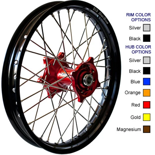 Elegant Front Wheel 1.60 X 21 Black Hub Black Rim Proven