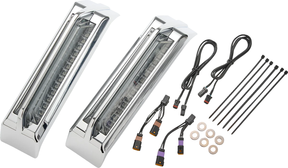 High-Grade CIRO Filler Panel Tail Lights - Smoke Lens - Chrome 42050 Breathable
