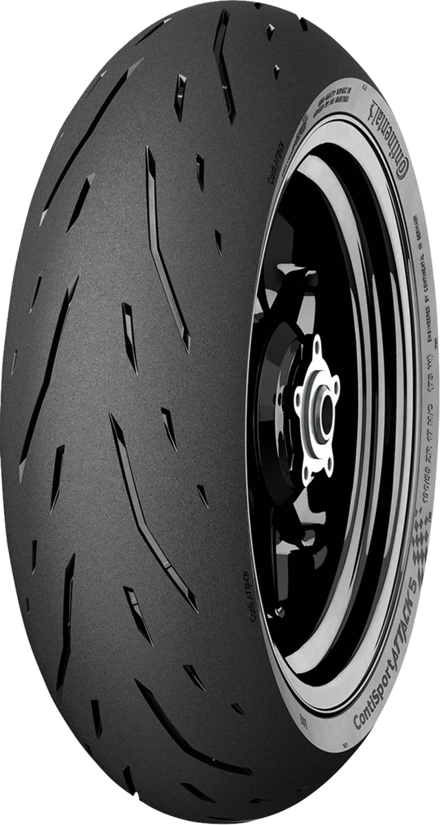 Smooth CONTINENTAL Tire - ContiSportAttack 5 - Rear - 200 55ZR17 - 78W 02447720000 Sustainable