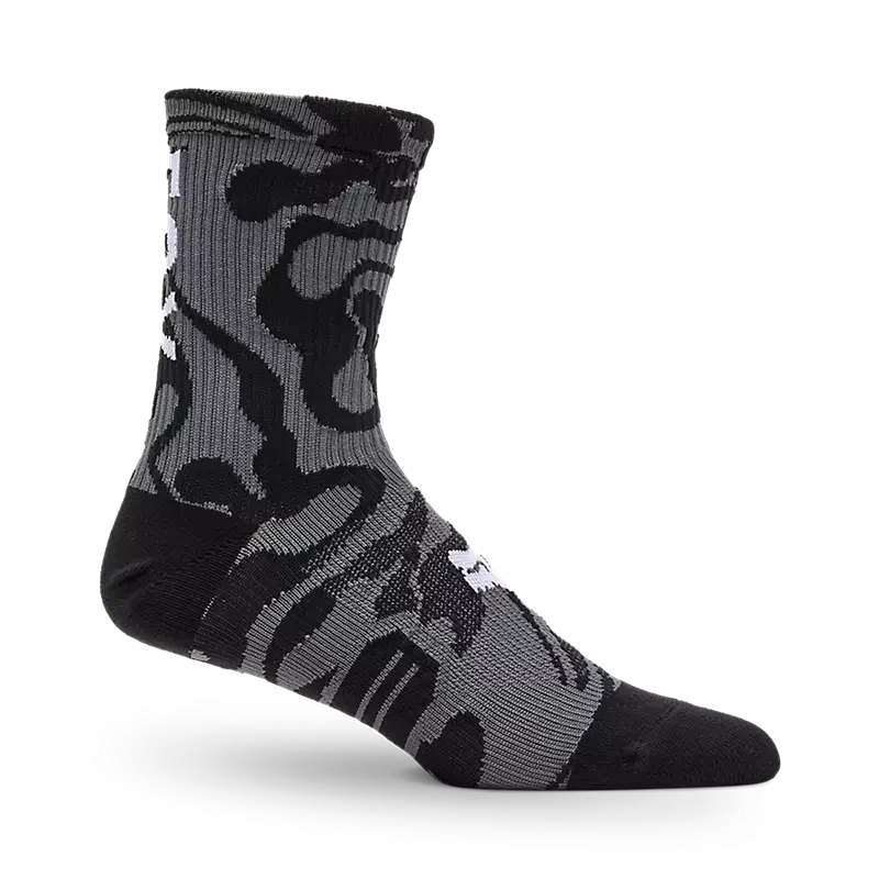Fine Crafted Fox Racing - Ranger Frequency 6 Socks - Black - S M Sustainable