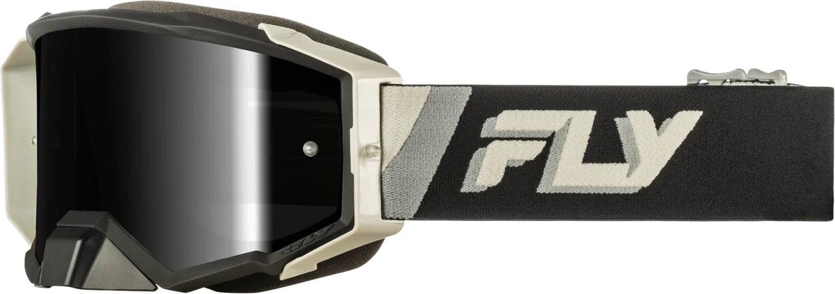 Breathable Fly Zone Elite Goggle Black Grey W Black Mirror Smoke Lens Luxury